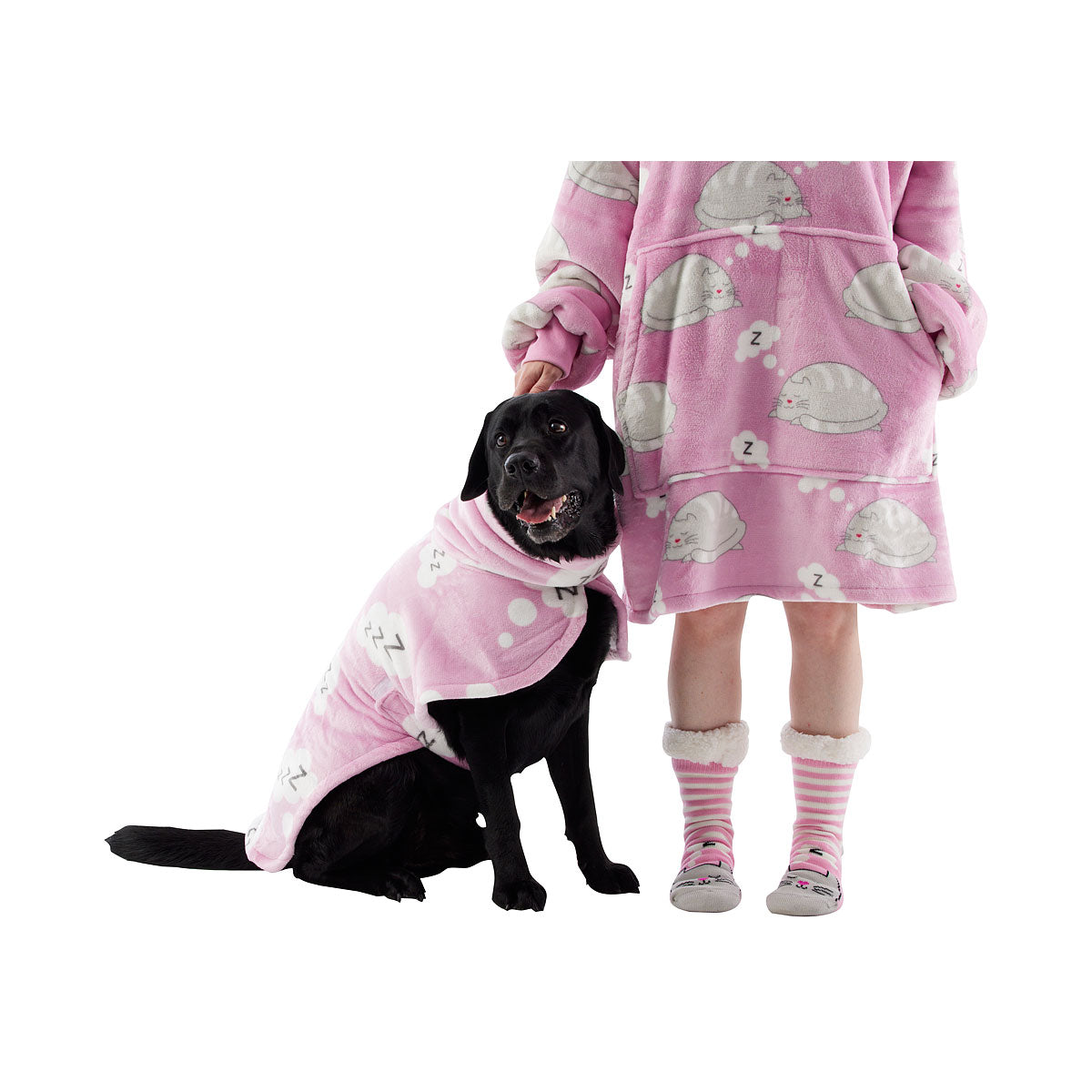 Novelty Sherpa Socks Cat