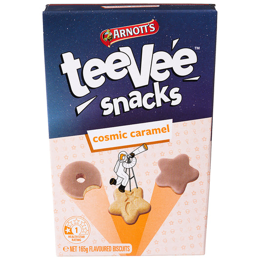 Arnott's Tee Vee Snacks Cosmic Caramel 165gm