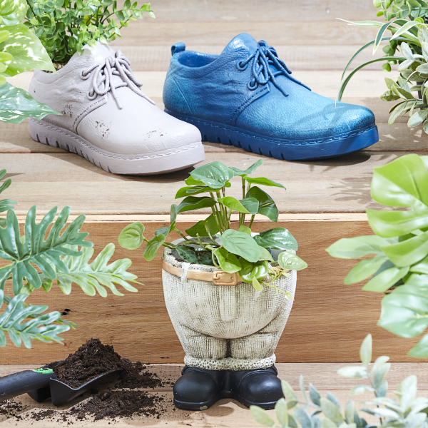 Novelty Jeans Flower Planter Pot