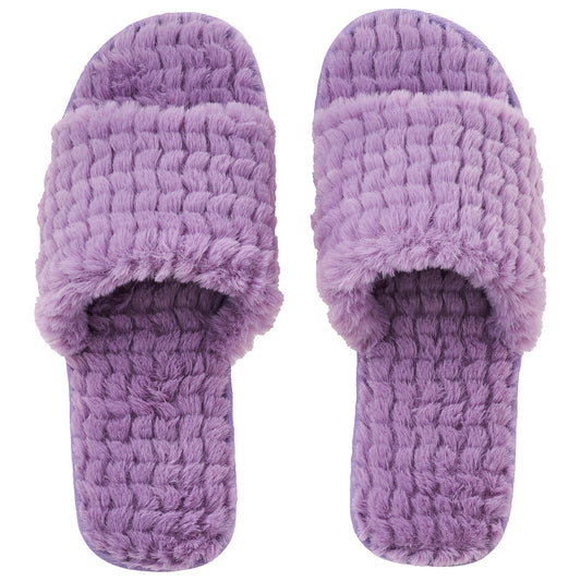 Women's Textured Slides Purple
