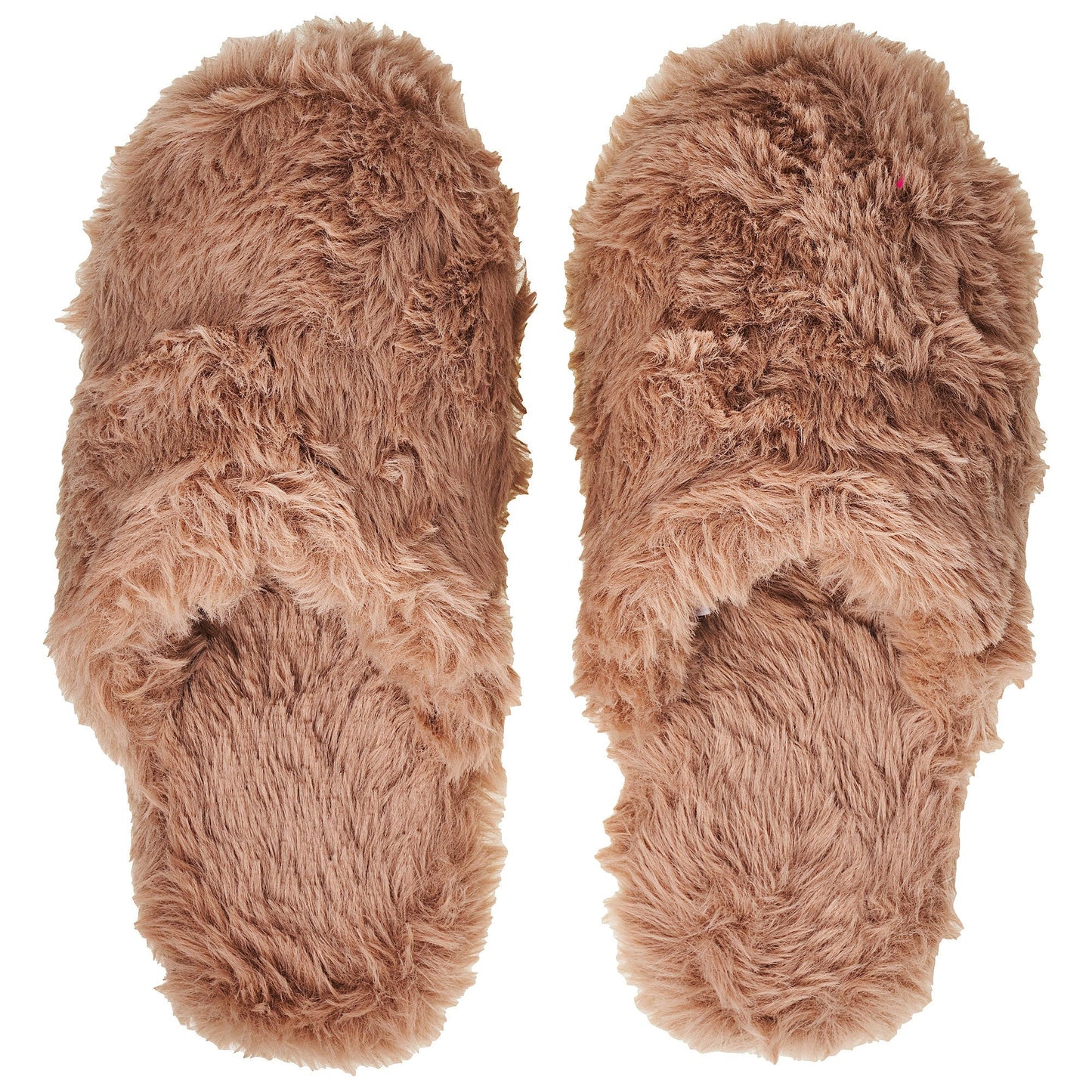 Women's Fluffy Scuffs Brown