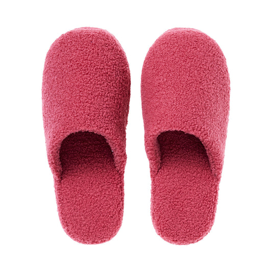 Women's Boucle Slippers Berry