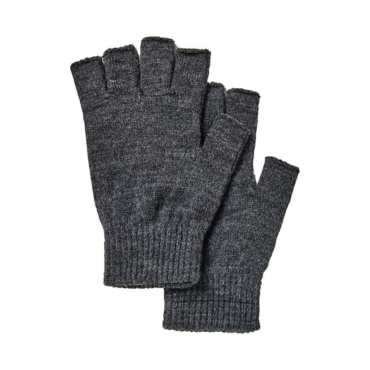Unisex Fingerless Gloves Charcoal Marle