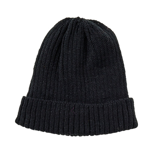 Ribbed Beanie Black