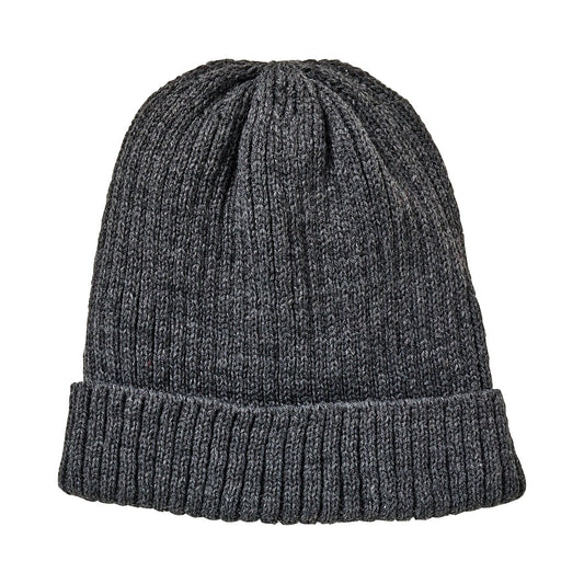 Ribbed Beanie Charcoal