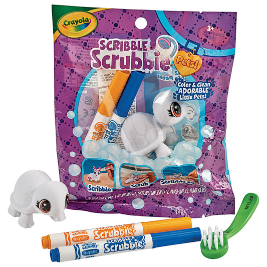 Scribble Scrubbie Pets Single Pack