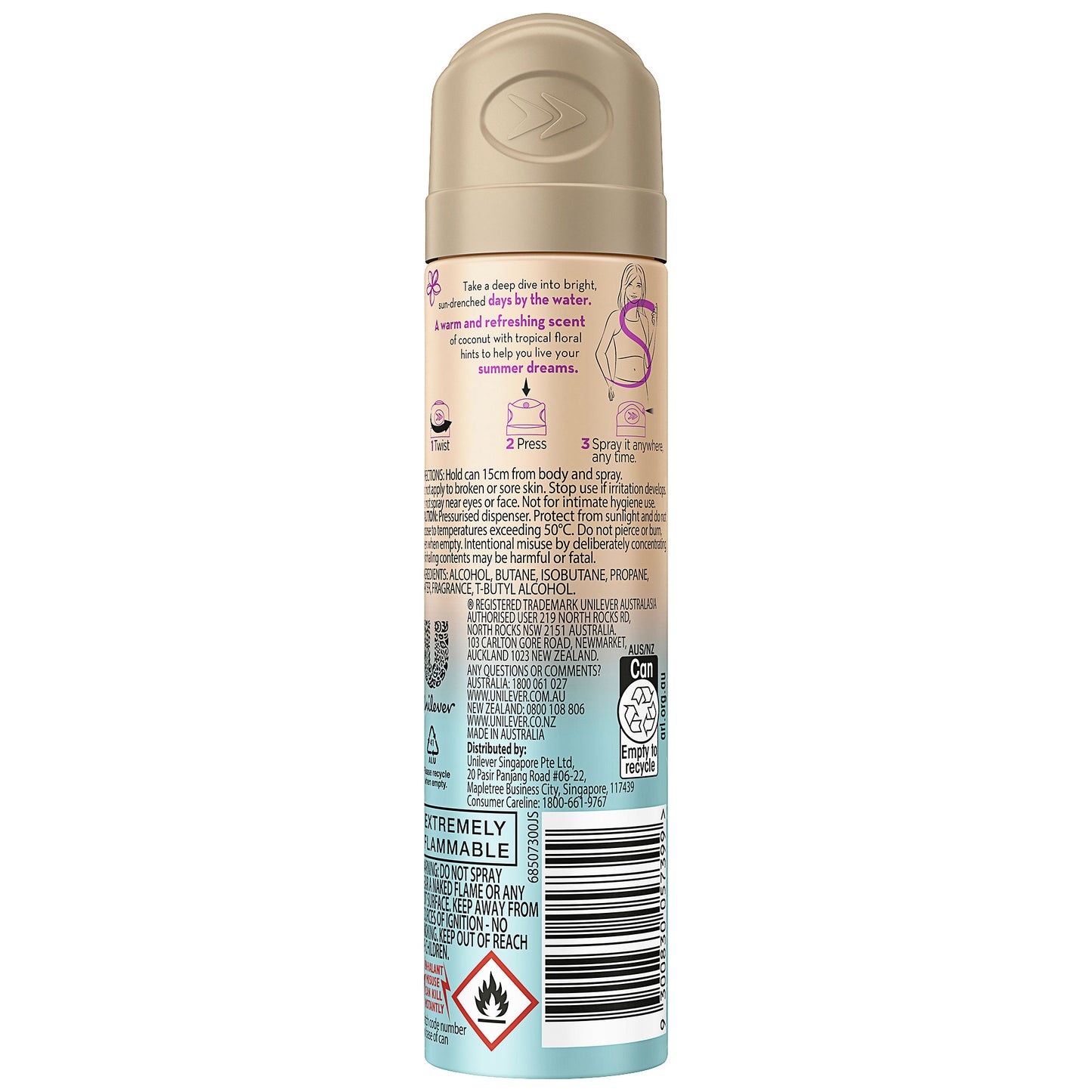 Impulse Body Spray Summer Dreams 75mL