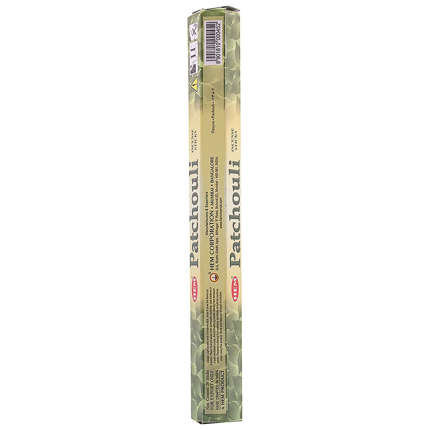Hem Patchouli Incense 20pc