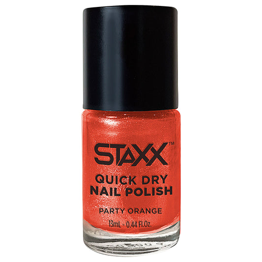 STAXX Quick Dry Nail Polish Party Orange