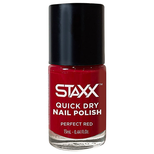 STAXX Quick Dry Nail Polish Perfect Red