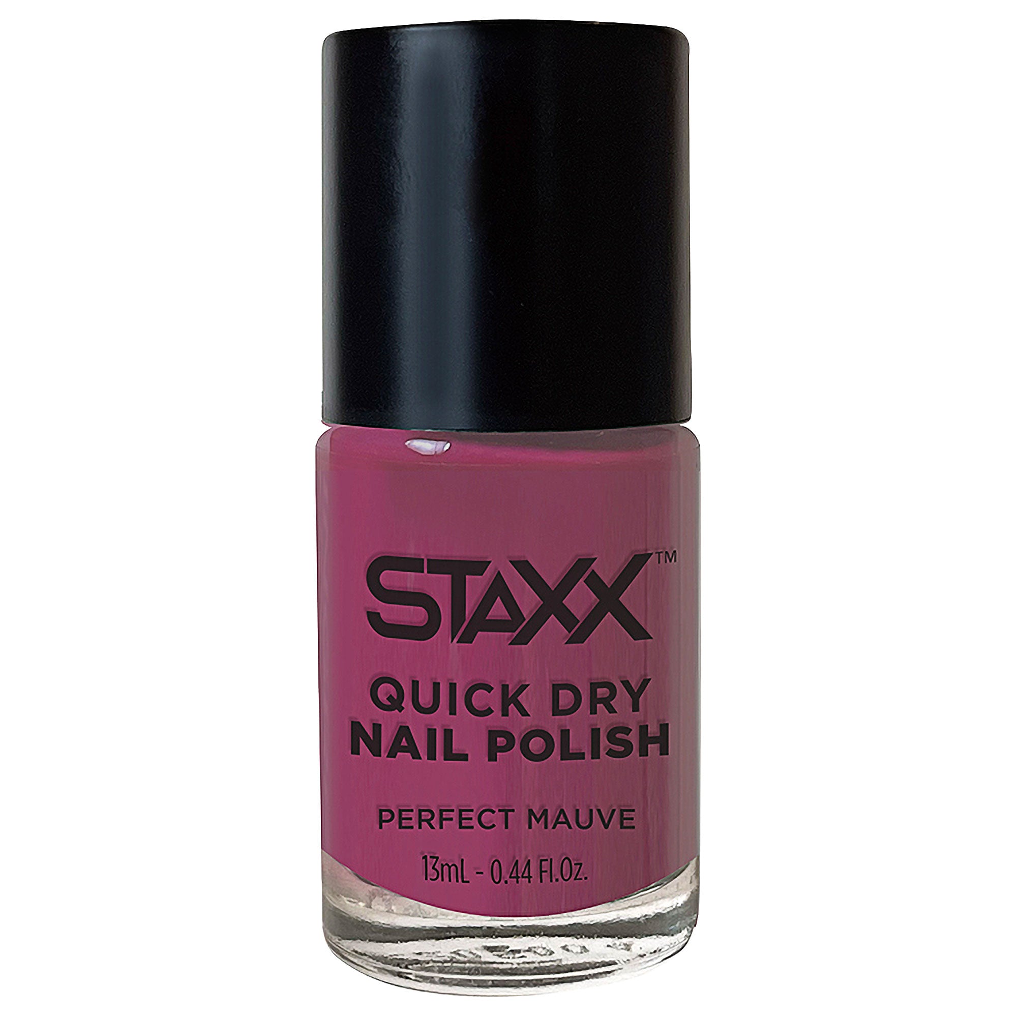 STAXX Quick Dry Nail Polish Perfect Mauve The Reject Shop