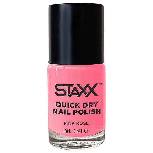 STAXX Quick Dry Nail Polish Pink Rose