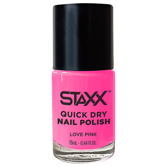 STAXX Quick Dry Nail Polish Love Pink