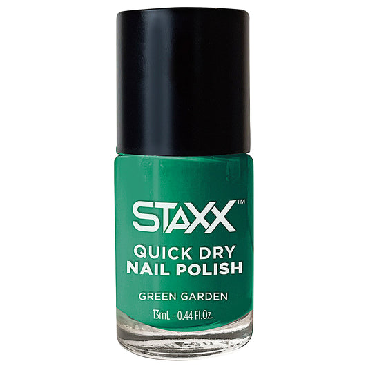 STAXX Quick Dry Nail Polish Green Garden