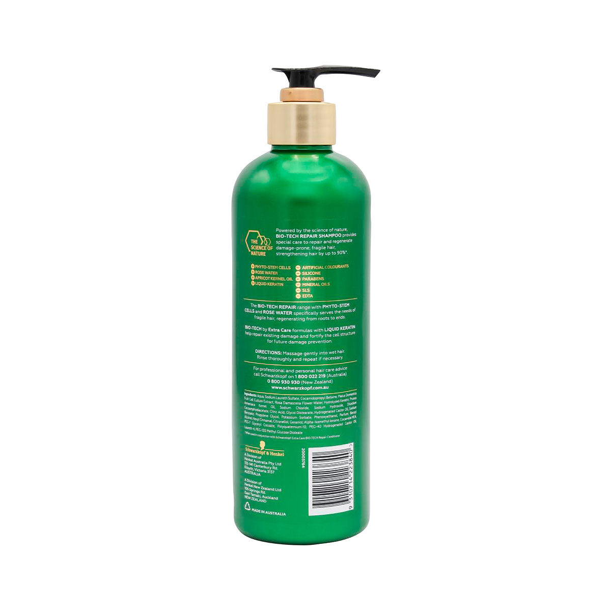 Schwarzkopf Bio-Tech Repair Shampoo 500mL