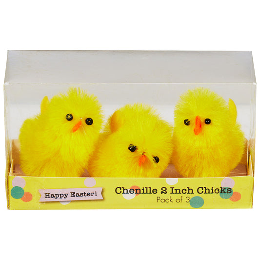Chenille Chick 2" 3pk