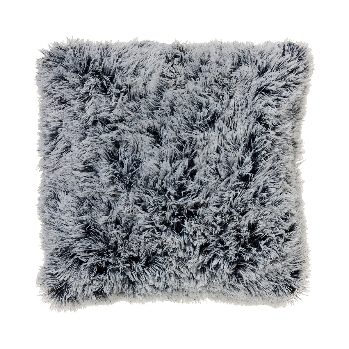 Fluffy Cushions 40cm Rainbow/Grey