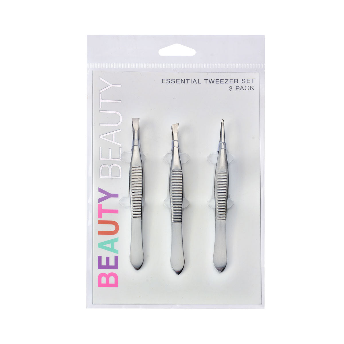 Tweezers Set Stainless Steel 3pk