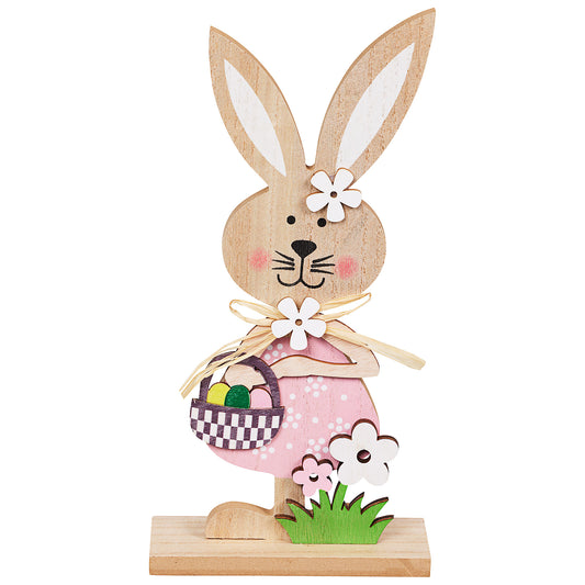 Boy Girl Bunny Figure