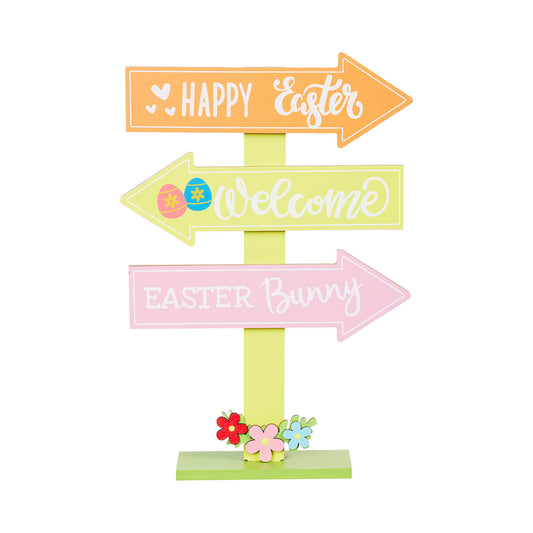 Table Sign Post with Arrows