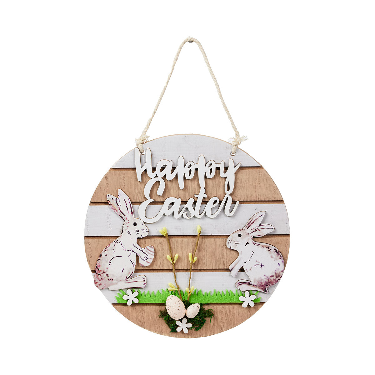 Round Bunnies Plaque
