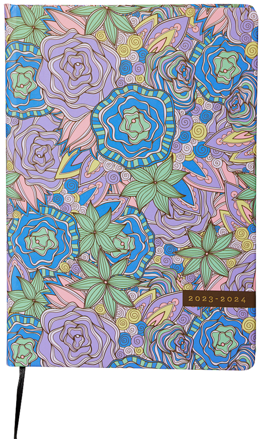 A5 Diary 2023/2024 Week View Art Nouveau