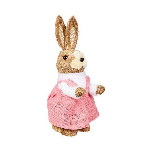 Straw Rabbit 25cm Assorted