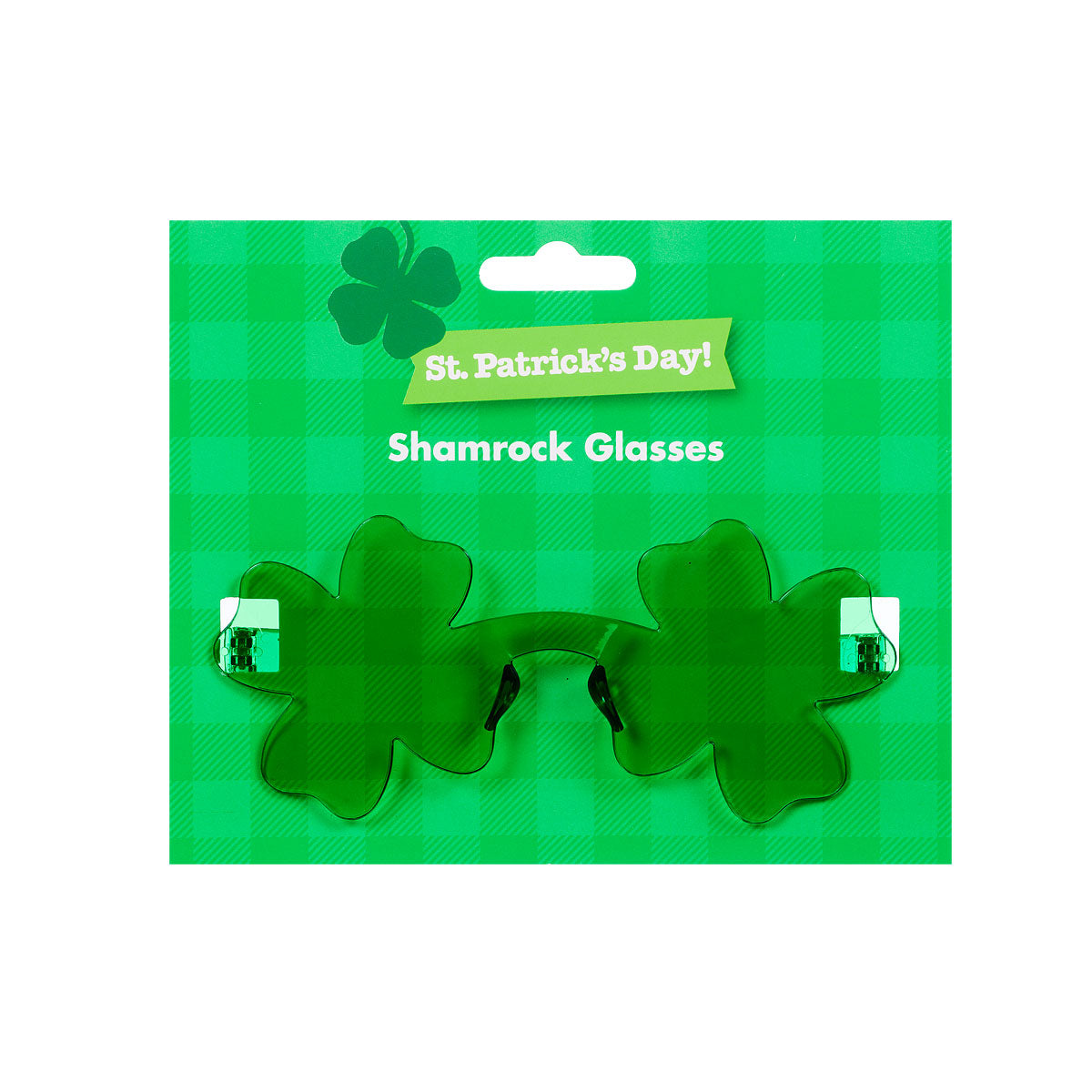 St Patrick's Day Shamrock Glasses