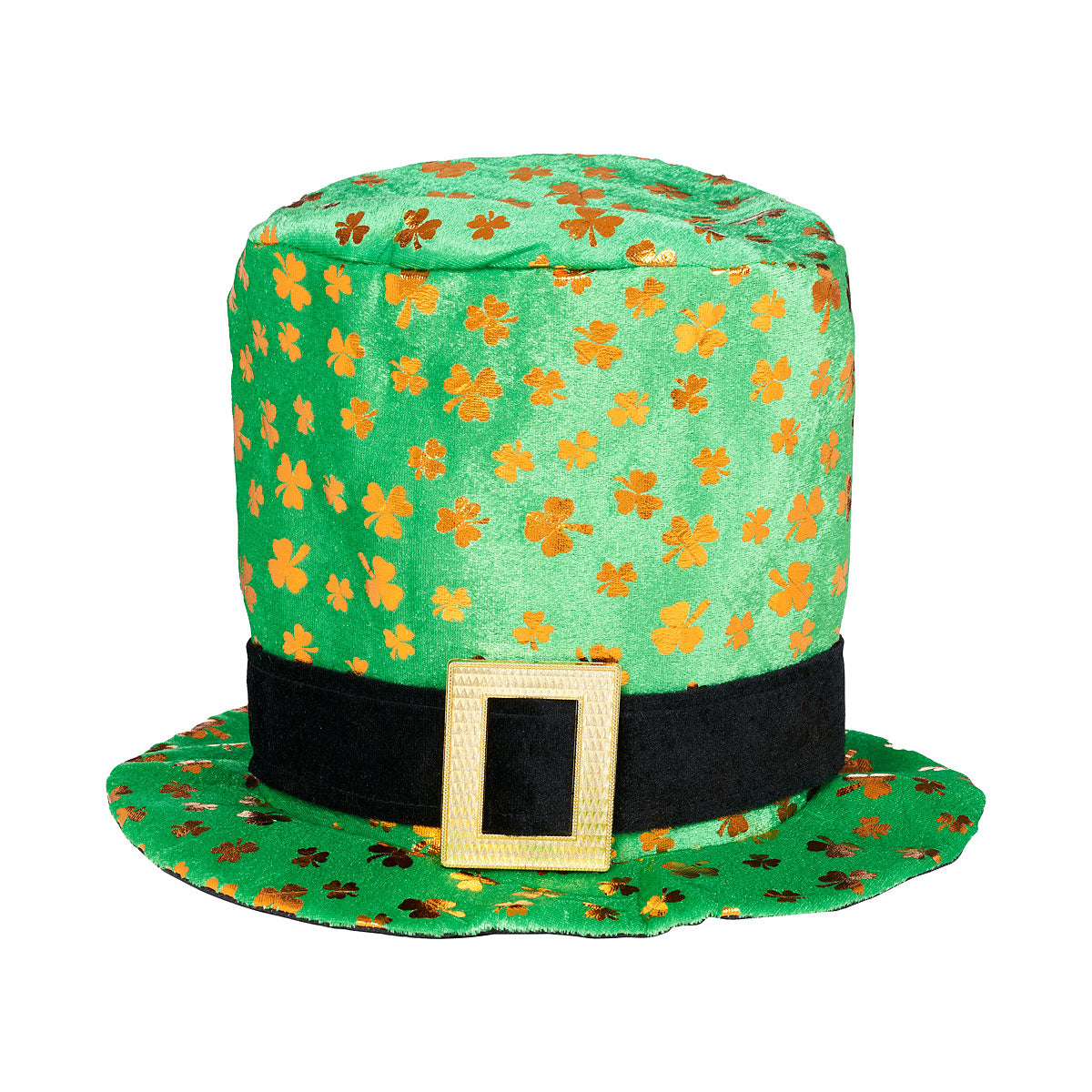 St Patrick’s Day Top Hat Gold Shamrock