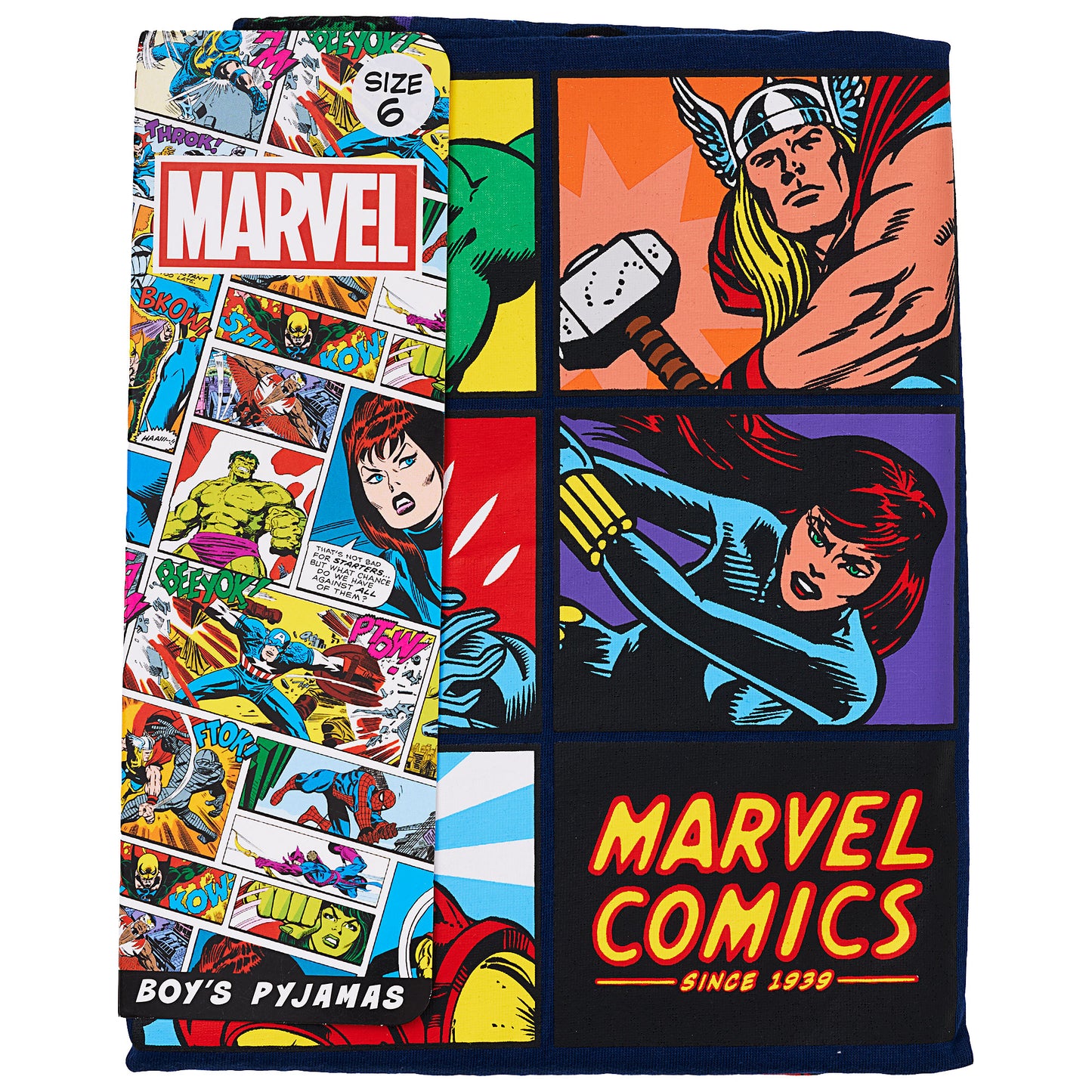 Boys' Licensed Marvel PJ Set