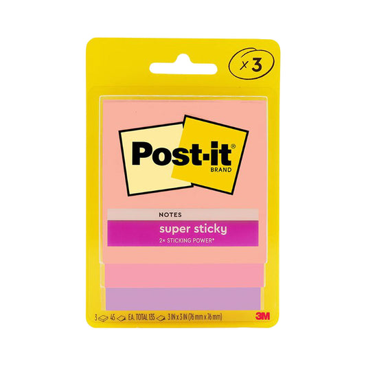 Post-it Super Sticky Notes 3pk Marrakesh