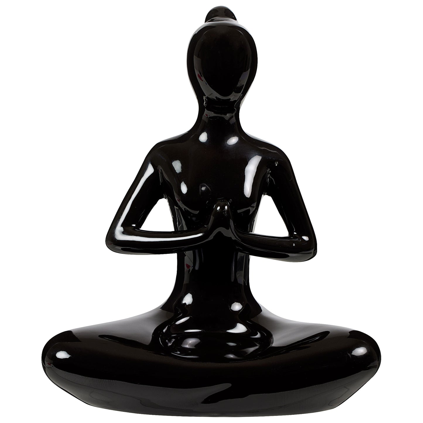 Figurine At Peace Ceramic Ornament White/Black