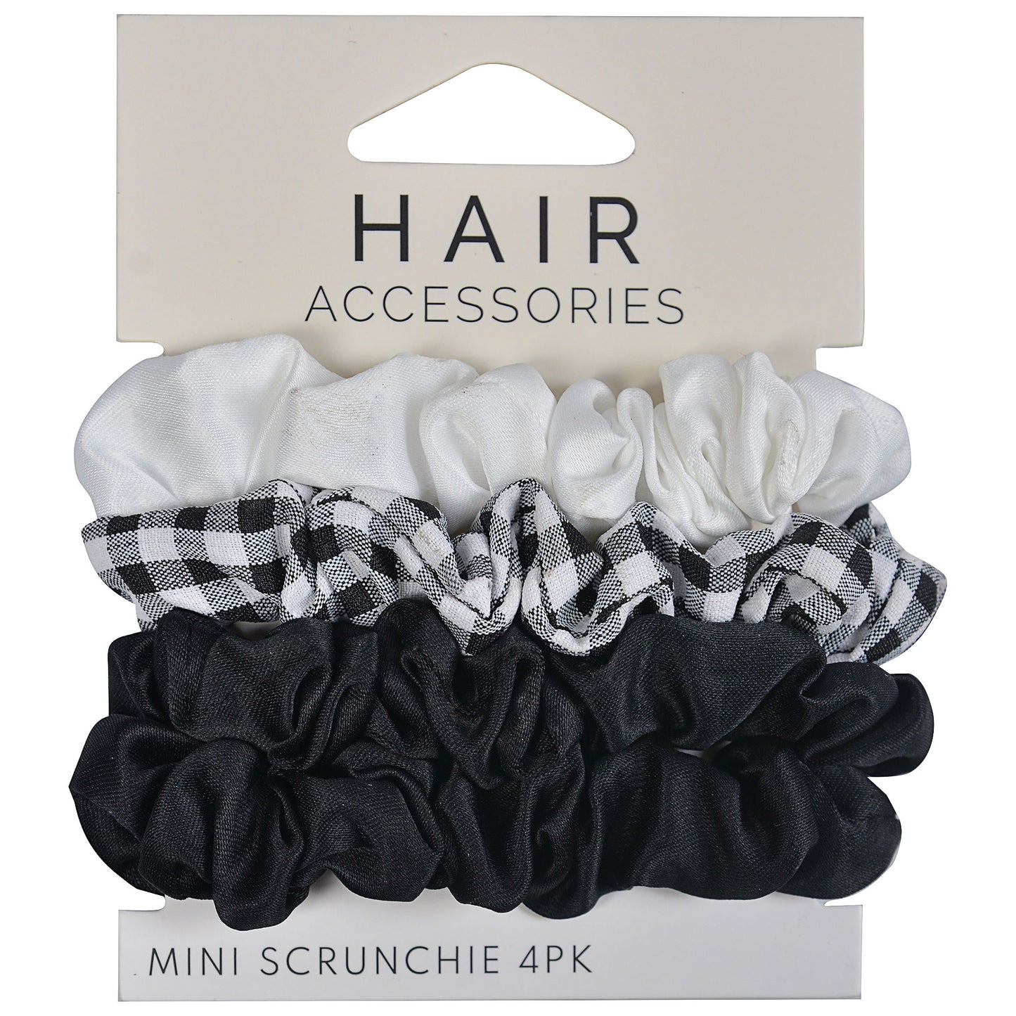 Black Mini Scrunchies 4pk