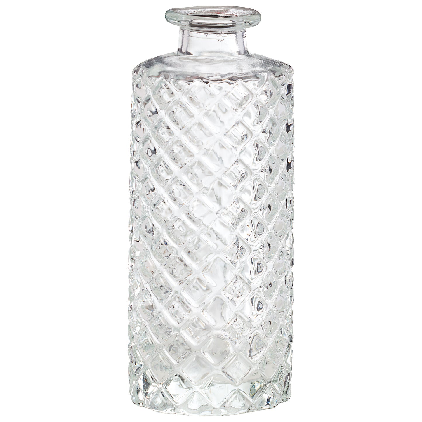 Diamond Glass Bud Vase Assorted