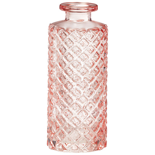 Diamond Glass Bud Vase Assorted