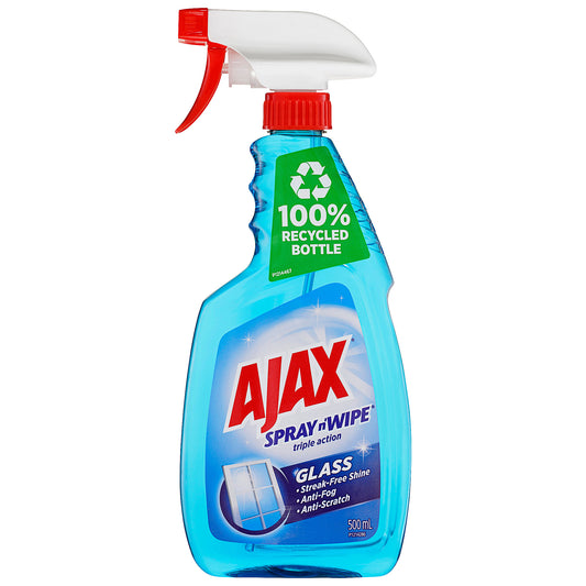 Ajax Spray N Wipe Glass Trigger 500mL