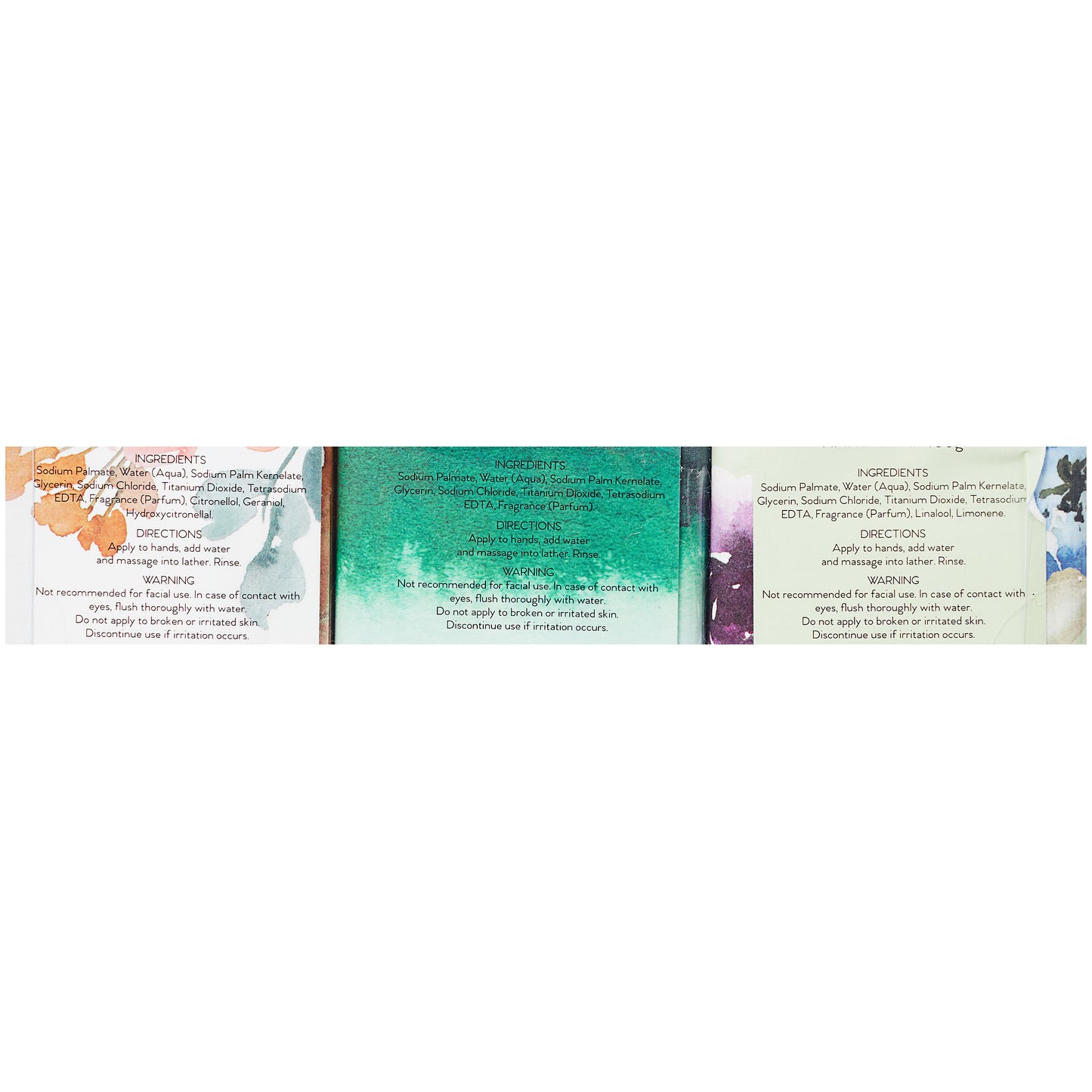 Floral Bouquet Soap Trio 100g