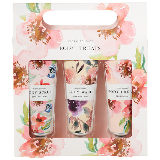 Floral Bouquet Body Treats Set 60mL