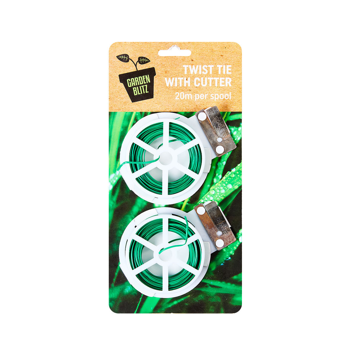 Garden Twist Ties 20m 2pk
