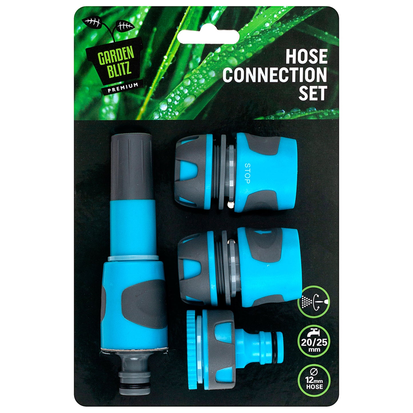 Hose Connection Set 4pc