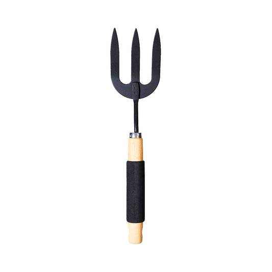 Wooden Handle Fork with Foam Grip