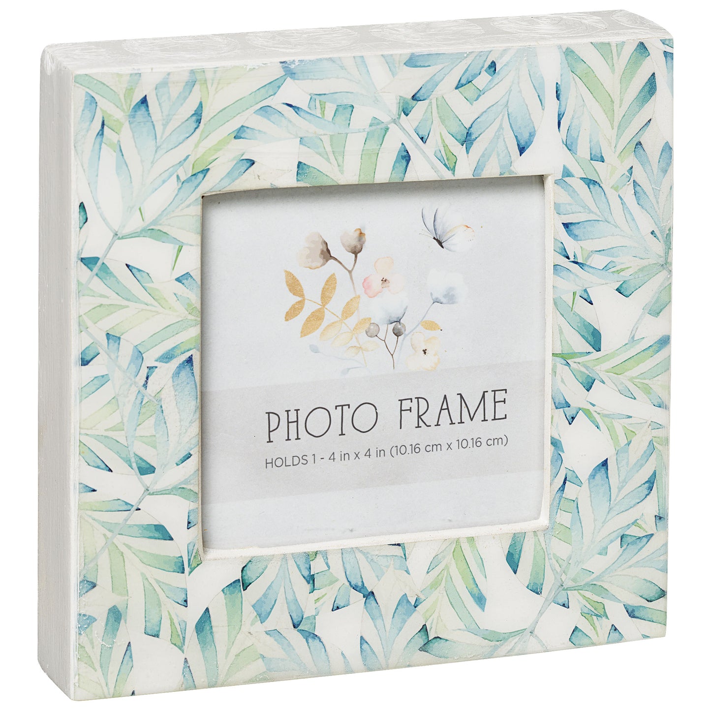Boxtop Patterned Square Frame 4x4" Assorted