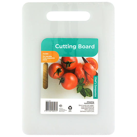 Chopping Board Plastic White 35X24.5X0.6