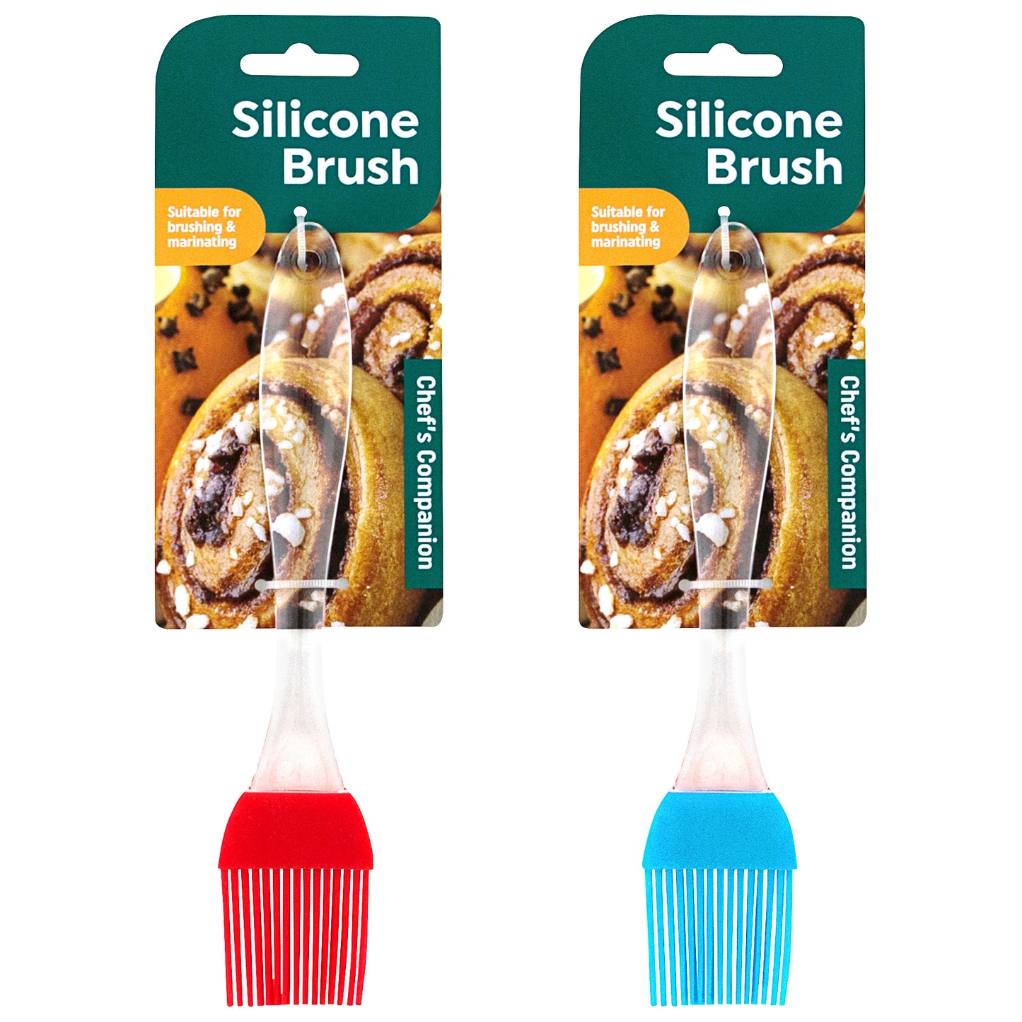 Silicone Brush Assorted Colours 20cm