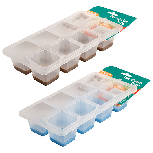 Ice Cube Tray Soft Pop Out 8 Cubes Large