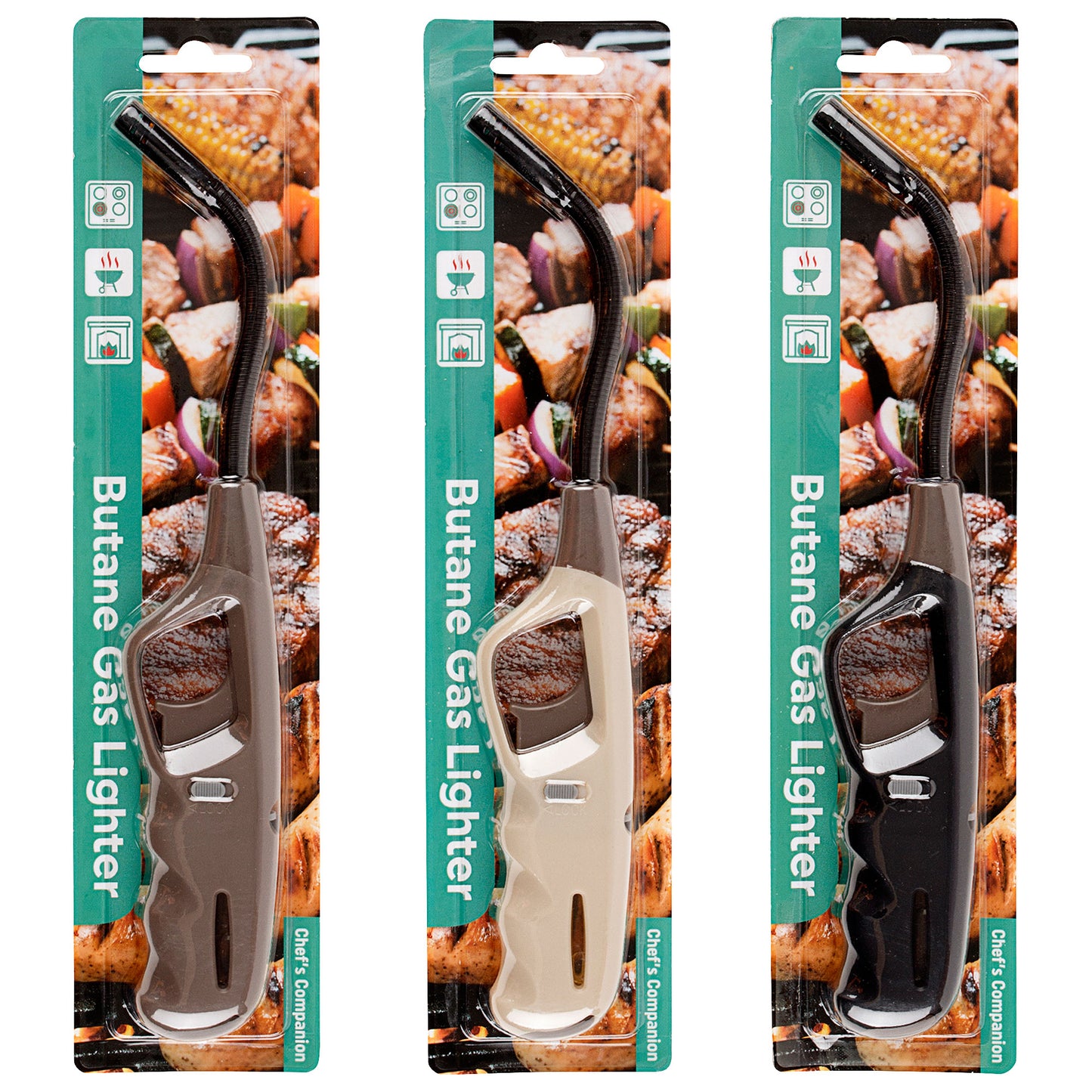 Butane Gas Lighter Flexible Head Assorted