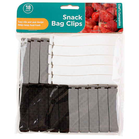 Sealing Clips Assorted Colours 18pk