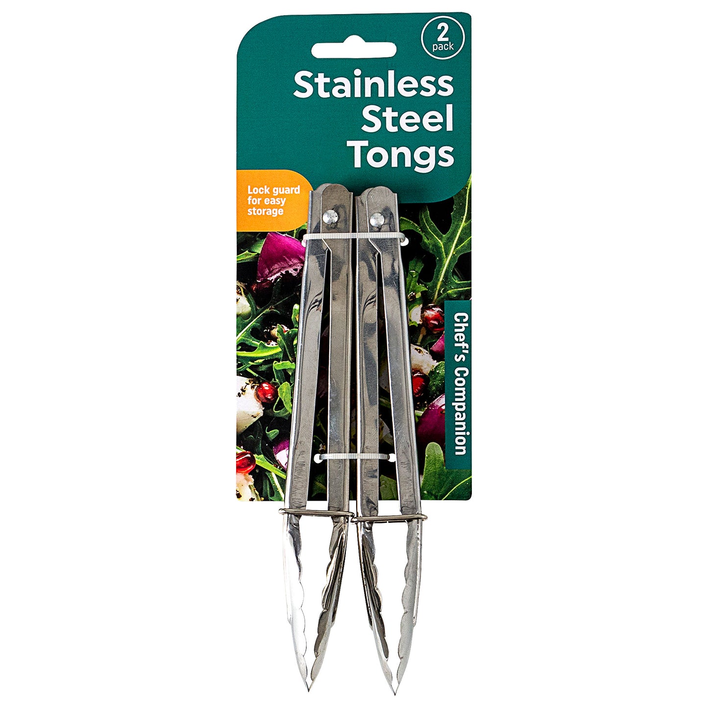 Stainless Steel Tongs 7" 2pk