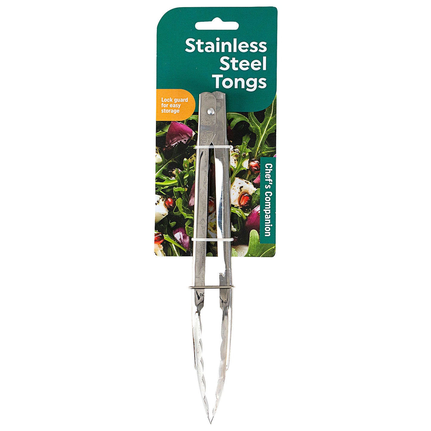 Stainless Steel Tongs 9"