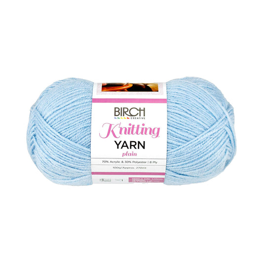 Birch Knitting Yarn Blue 100g